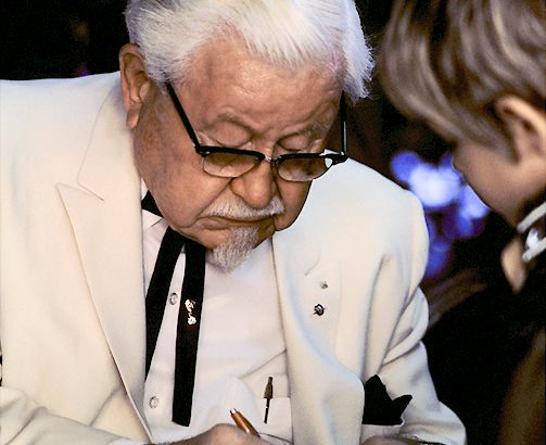 Colonel_Harland_Sanders_in_character